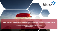 Best Practice in Reproductive Health and Stunting Reduction in Indonesia