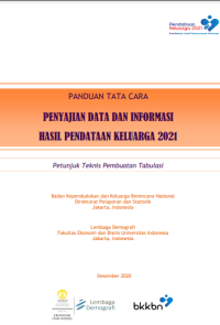 PANDUAN TATA CARA PENYAJIAN DATA DAN INFORMASI HASIL PENDATAAN KELUARGA 2021