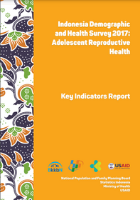 Indonesia Demographic dan Health Survey 2017 :Adolescent Reproductive Health Key Indicators Report